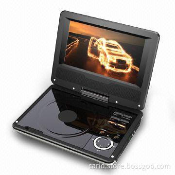 Portable DVD Player with 7-inch TFT LCD Screen and 270 Degrees Swivel Screen